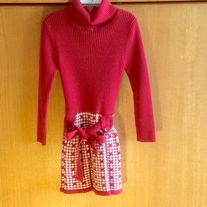Children’s Place- Maroon Knit Sweater Dress